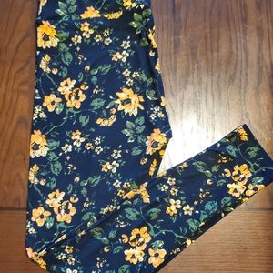 Floral Lularoe Leggings